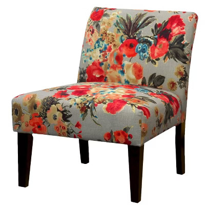Avington Upholstered Slipper Chair - Garden Floral | Target