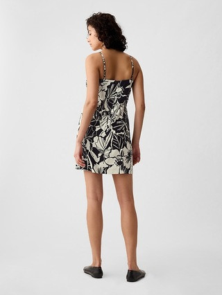 Linen-Blend Mini Dress | Gap (US)