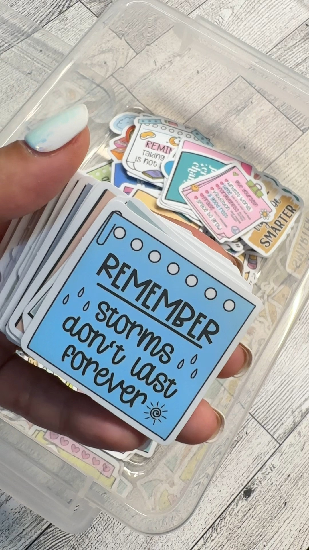 Vinyl stickers with inspirational and fun quotes.  Perfect to decorate planners, journals, kindles, agendas and for arts and crafts.


DIY supplies
Arts and crafts supplies 
Planner supplies 
Journaling supplies 
Stationery
Stationery supplies
Stickers
Vinyl stickers

#LTKWatchNow #LTKGiftGuide #LTKU