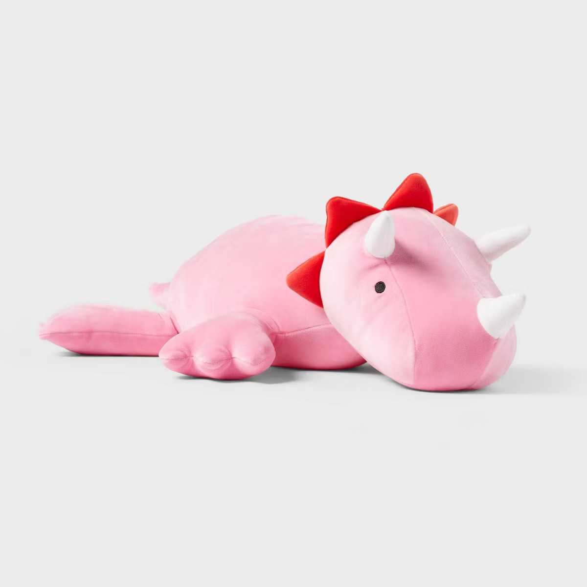 Dinosaur Weighted Plush Kids' Throw Pillow Bright Pink - Pillowfort™ | Target
