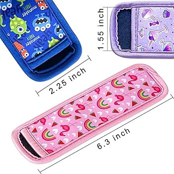 Ice Pop Sleeves, 8 Pieces Ice Pop Neoprene Insulator Sleeves, Freezer Popsicle Holder Sleeves, Co... | Amazon (US)