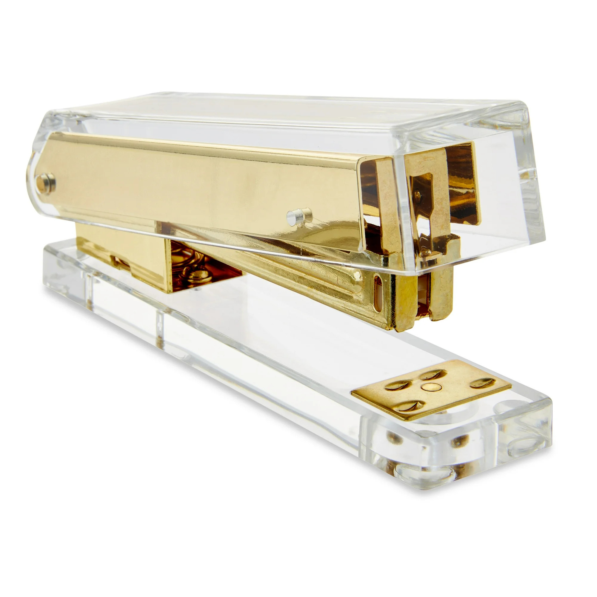 Pen+Gear Acrylic Stapler, Gold Color, 20 Sheet Capacity, Multi-Function Hand Stapler | Walmart (US)