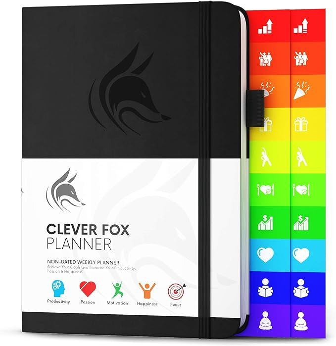 Amazon.com : Clever Fox Planner – Undated Weekly & Monthly Planner to Increase Productivity, Ti... | Amazon (US)