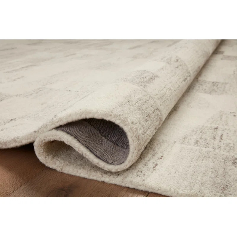 Amber Lewis x Loloi Rocky Ivory / Silver Area Rug | Wayfair North America