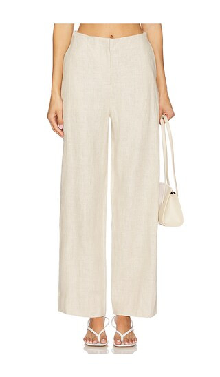 Meave Trouser in Oatmeal | Revolve Clothing (Global)