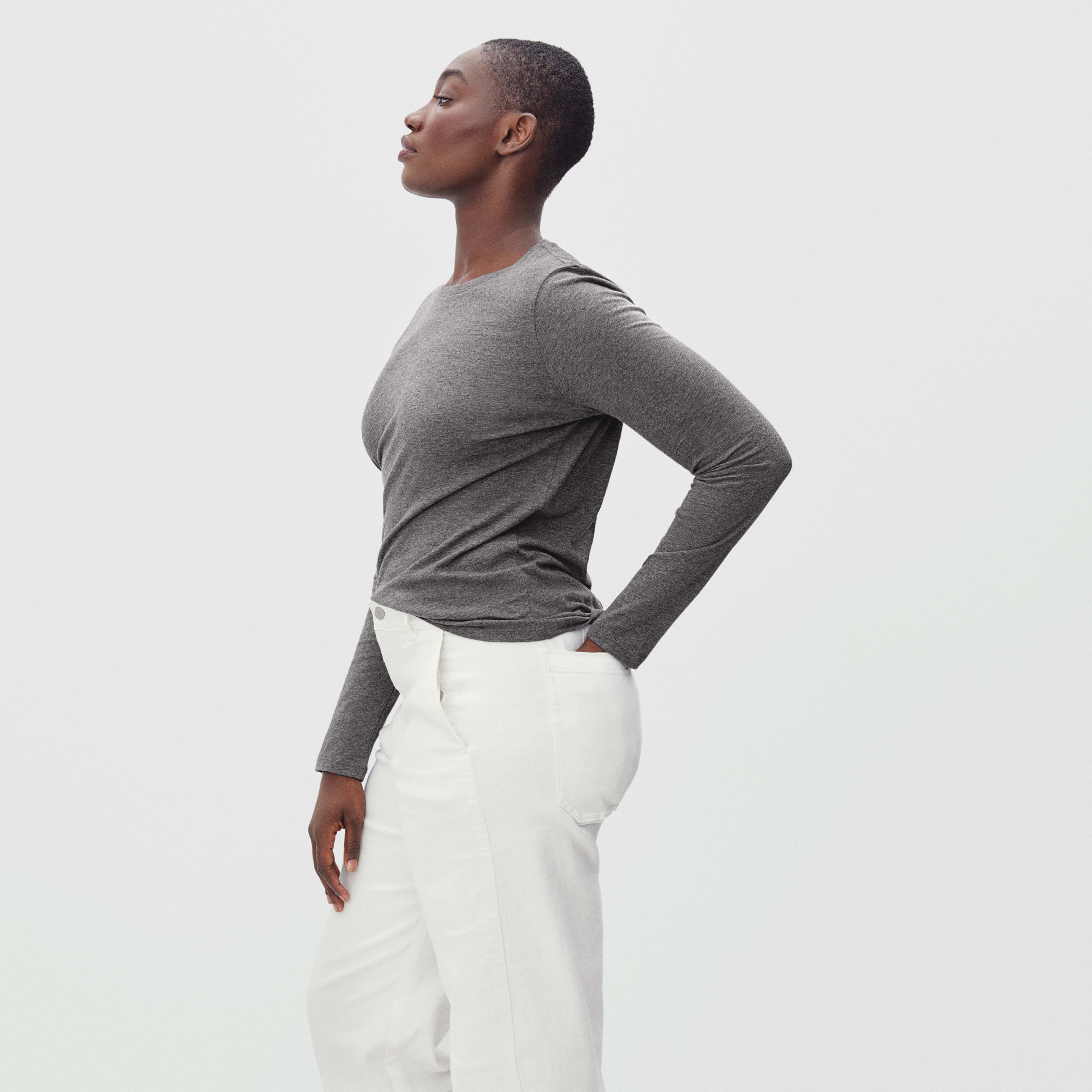 The Organic Cotton Long-Sleeve Crew | Everlane