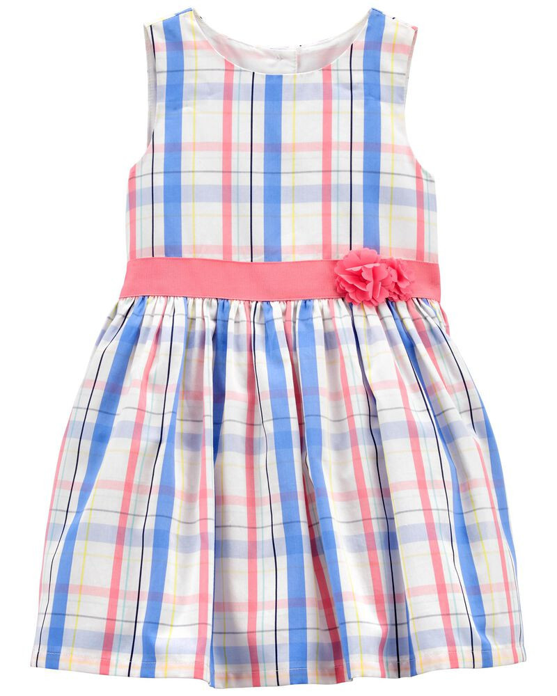 Plaid Sateen Dress | Carter's