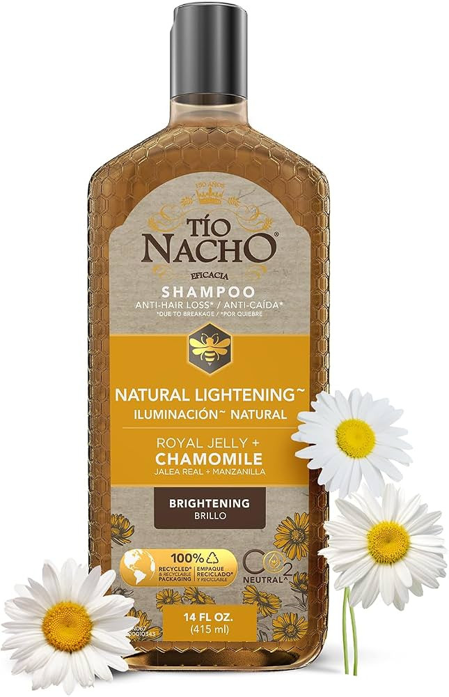 Tio Nacho Natural Lightening Shampoo with Chamomile and Royal Jelly, Clarifying Shampoo for Blond... | Amazon (US)