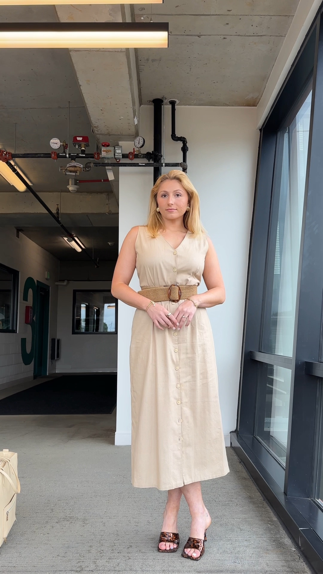 Spring Showers ☂️ Rainy work day outfit combo!! 

The dress is thrifted but the accessories were bought from Shein and Zara! 

#LTKworkwear #LTKSeasonal #LTKVideo