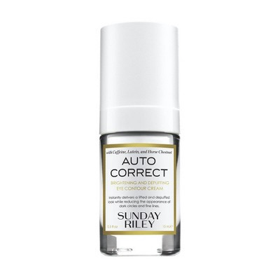 Sunday Riley Auto Correct Brightening And Depuffing Eye Cream - 0.5 fl oz - Ulta Beauty | Target