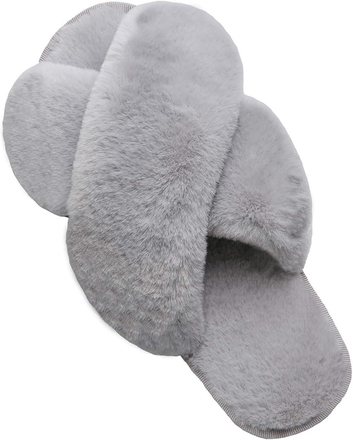 LZLER Women's Cross Band Slippers | Amazon (US)