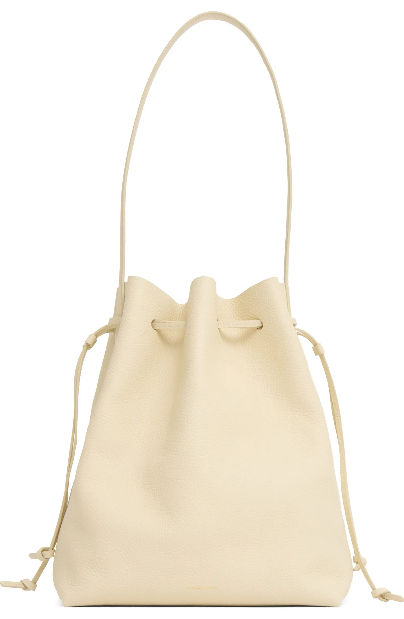 Everyday Cabas Leather Drawstring Bucket Bag | Nordstrom