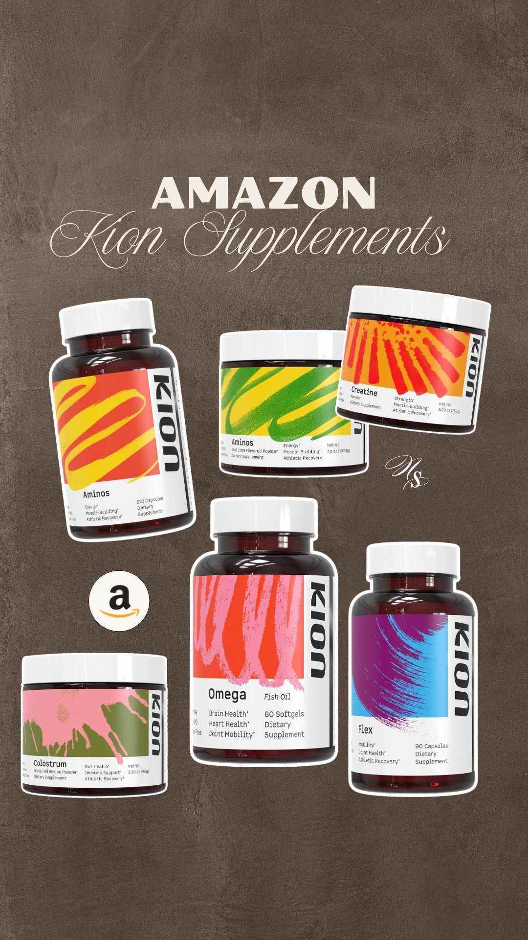 Kion Supplements may be purchased at Amazon - Kion is energy for life! Kion helps health and fitness enthusiasts live long, fun, active lives by providing supplements and foods that maximize performance and longevity. By combining the cleanest natural ingredients into complementing formulas, Kion helps you unlock your body’s natural energy.

#LTKActive