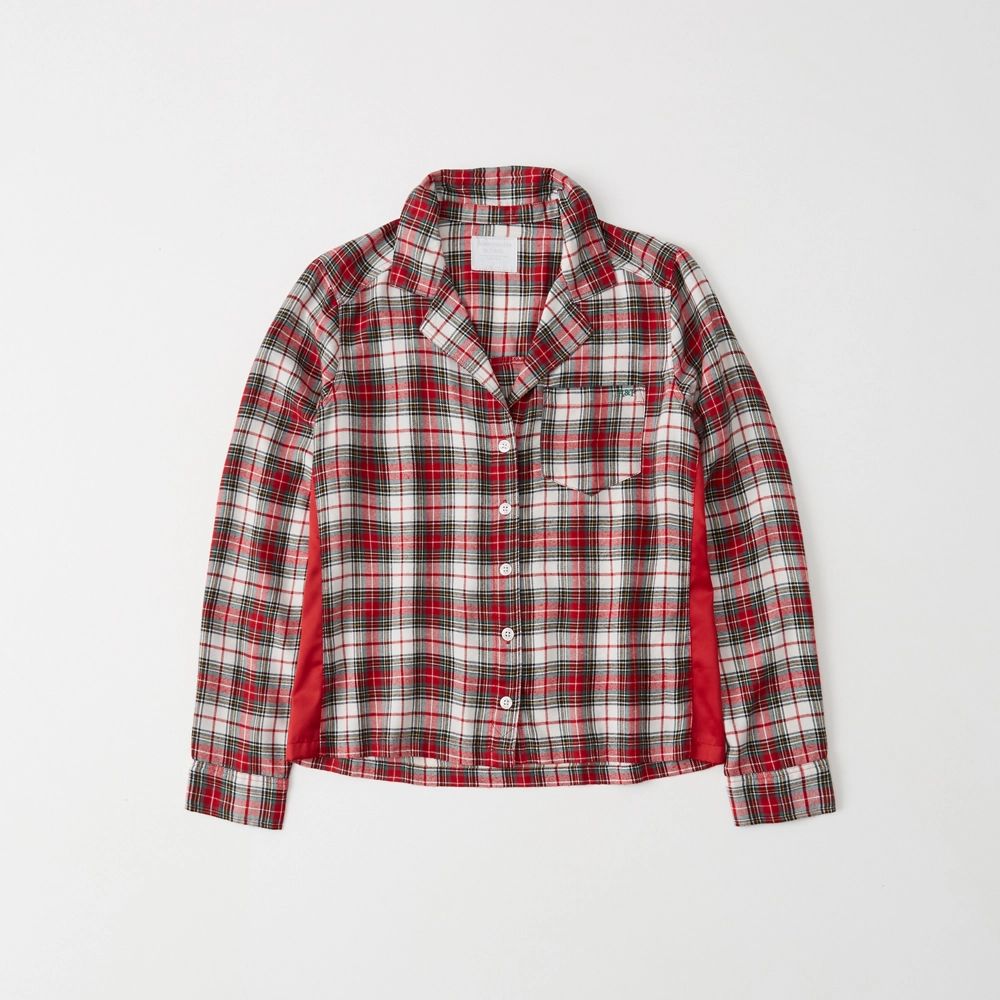 Flannel Sleep Shirt | Abercrombie & Fitch US & UK