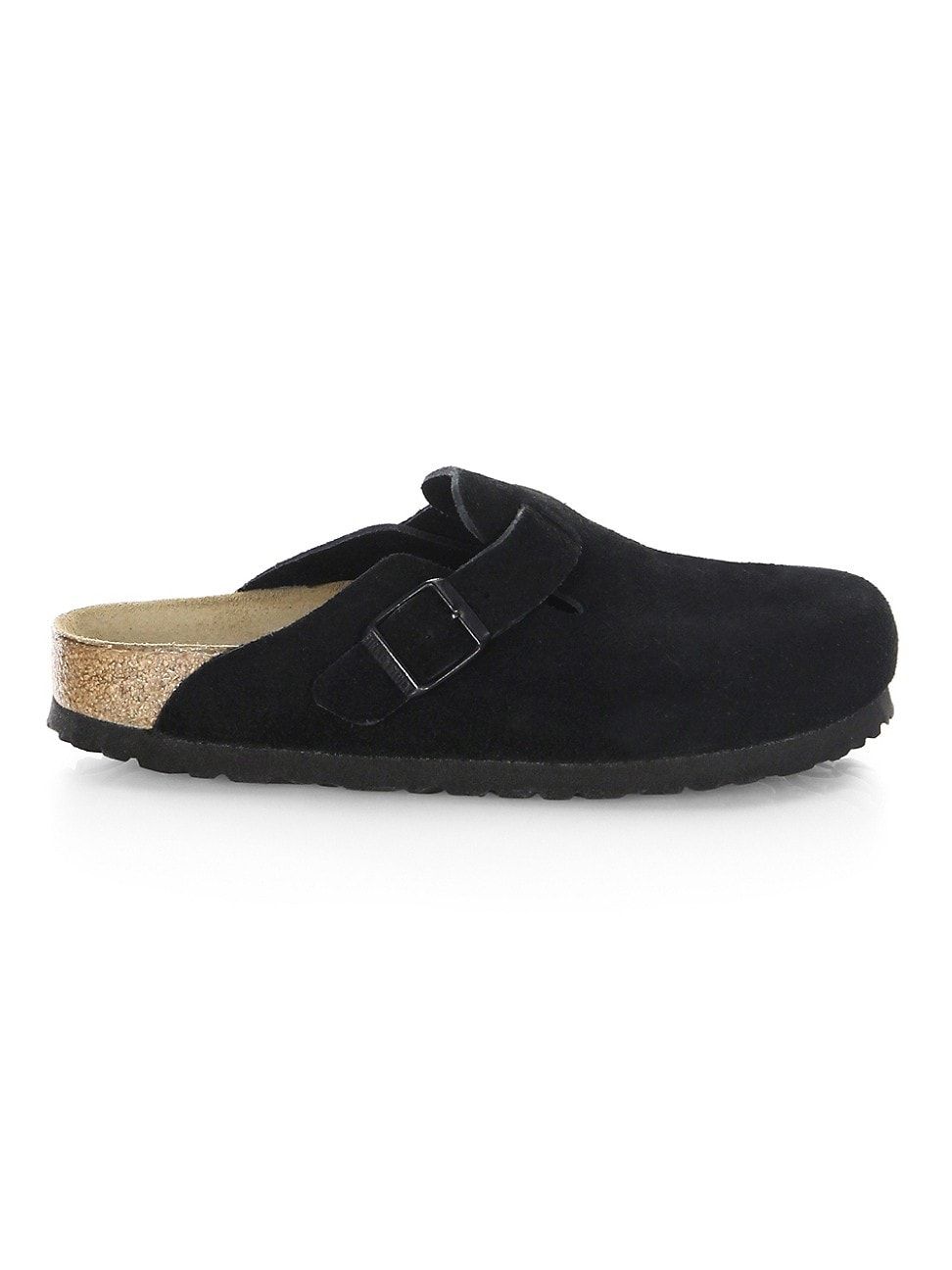 Women's Boston Suede Clogs - Black - Size 5 | Saks Fifth Avenue