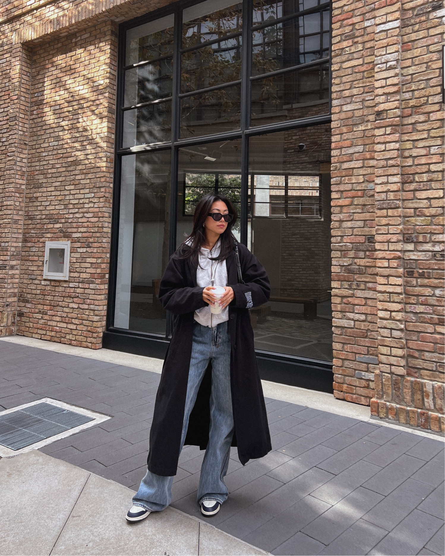 love a good long coat with baggy jeans 🤝🏼 

#LTKstyletip #LTKsalealert #LTKshoecrush