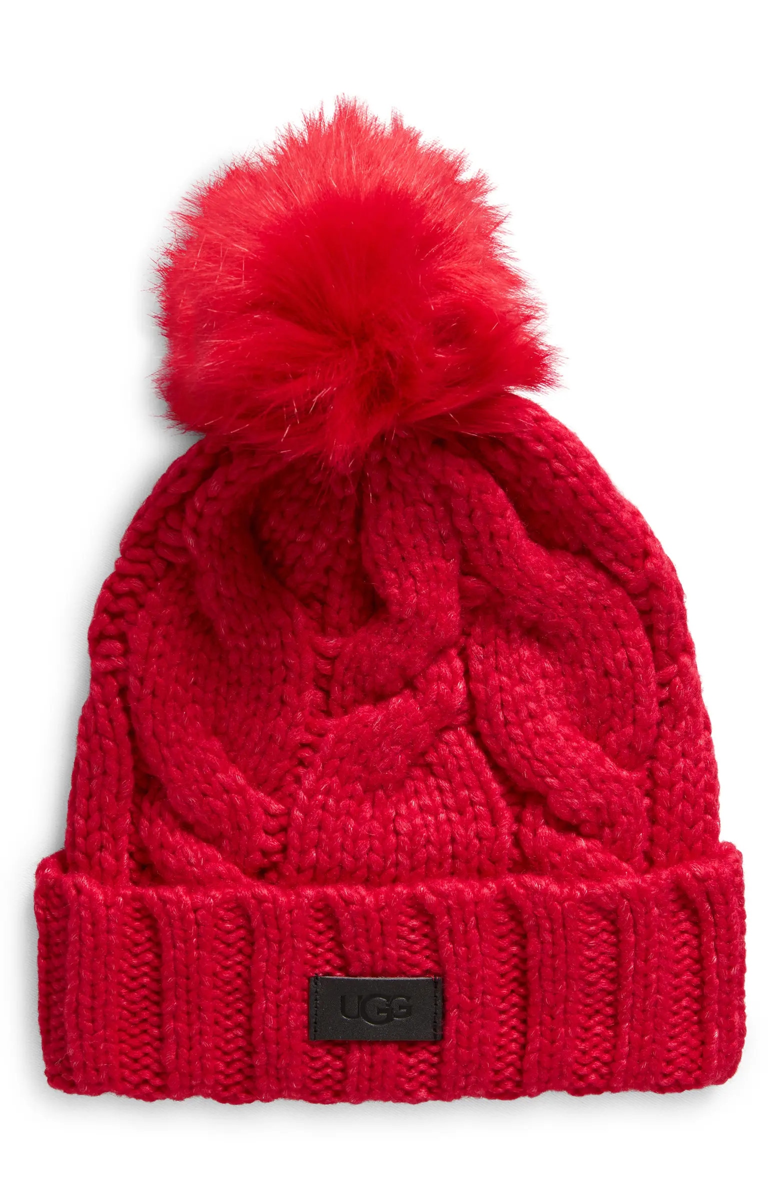 Cable Knit Pom Beanie | Nordstrom