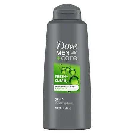 Dove Men+Care Fortifying 2-in-1 Shampoo & Conditioner for Men Fresh and Clean with Caffeine, 20.4 oz | Walmart (US)