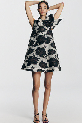 The Caroline Sleeveless Tie-Neck Mini Dress by Maeve | Anthropologie (US)