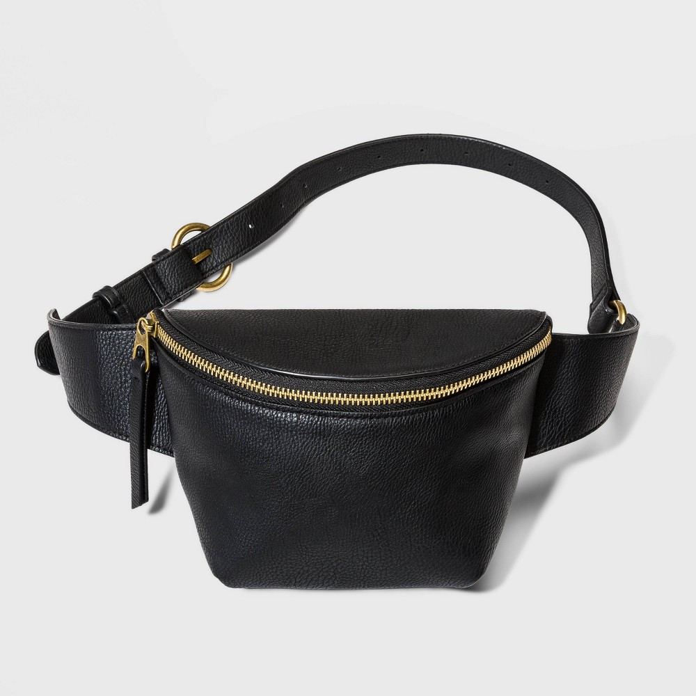 Zip Closure Fanny Pack - Universal Thread Black | Target