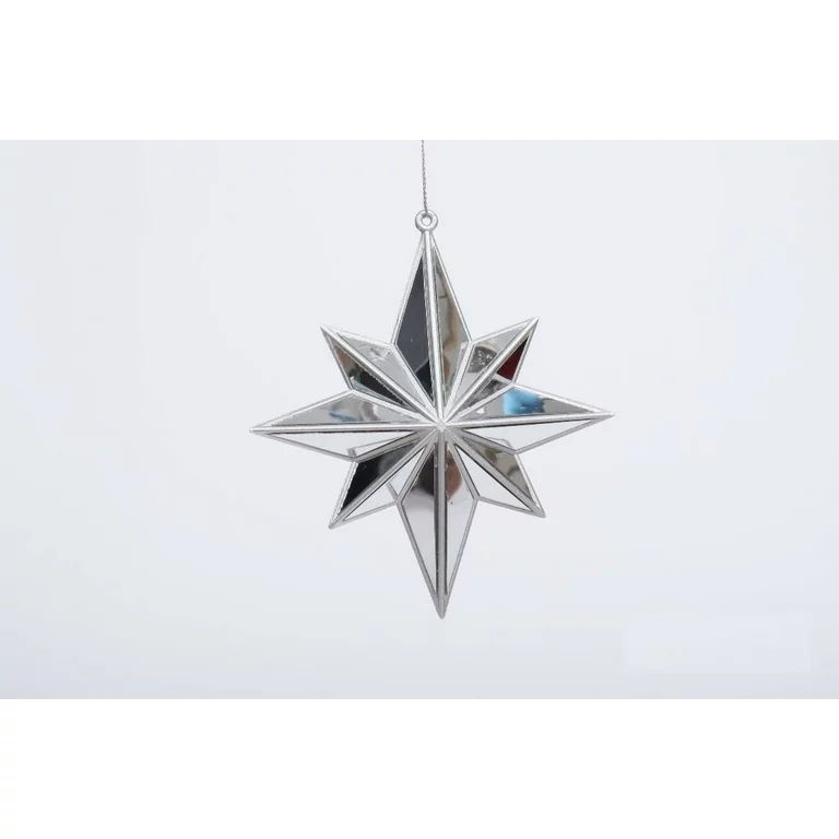 Silver Star Christmas Ornament, 0.07 lb, by Holiday Time | Walmart (US)