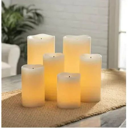 RfR Bundle 6-Piece LED Color Changing Flameless Candle Set - Glow Wick Gerson (Multi-Colored) | Walmart (US)