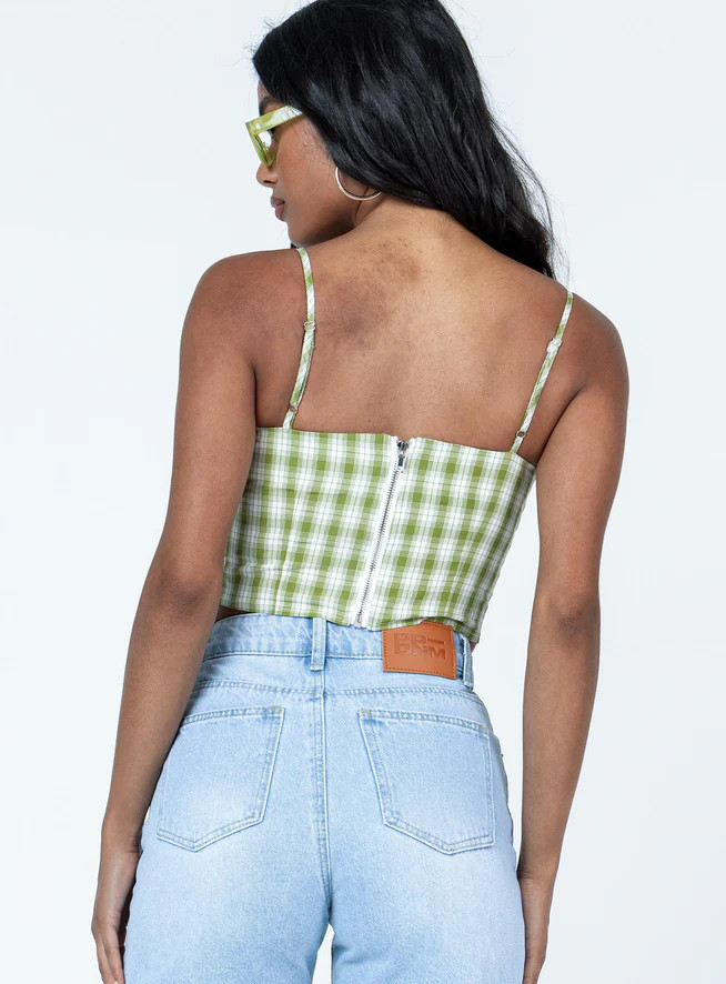 Tuscan Top Green | Princess Polly US