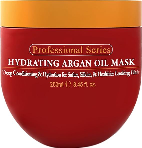 Hydrating Argan Oil Hair Mask and Deep Conditioner By Arvazallia for Dry or Damaged Hair - 8.45 O... | Amazon (US)