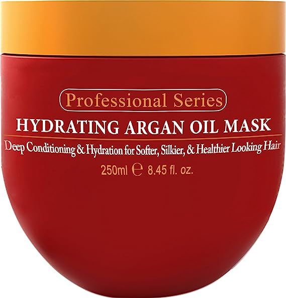 Hydrating Argan Oil Hair Mask and Deep Conditioner By Arvazallia for Dry or Damaged Hair - 8.45 O... | Amazon (US)