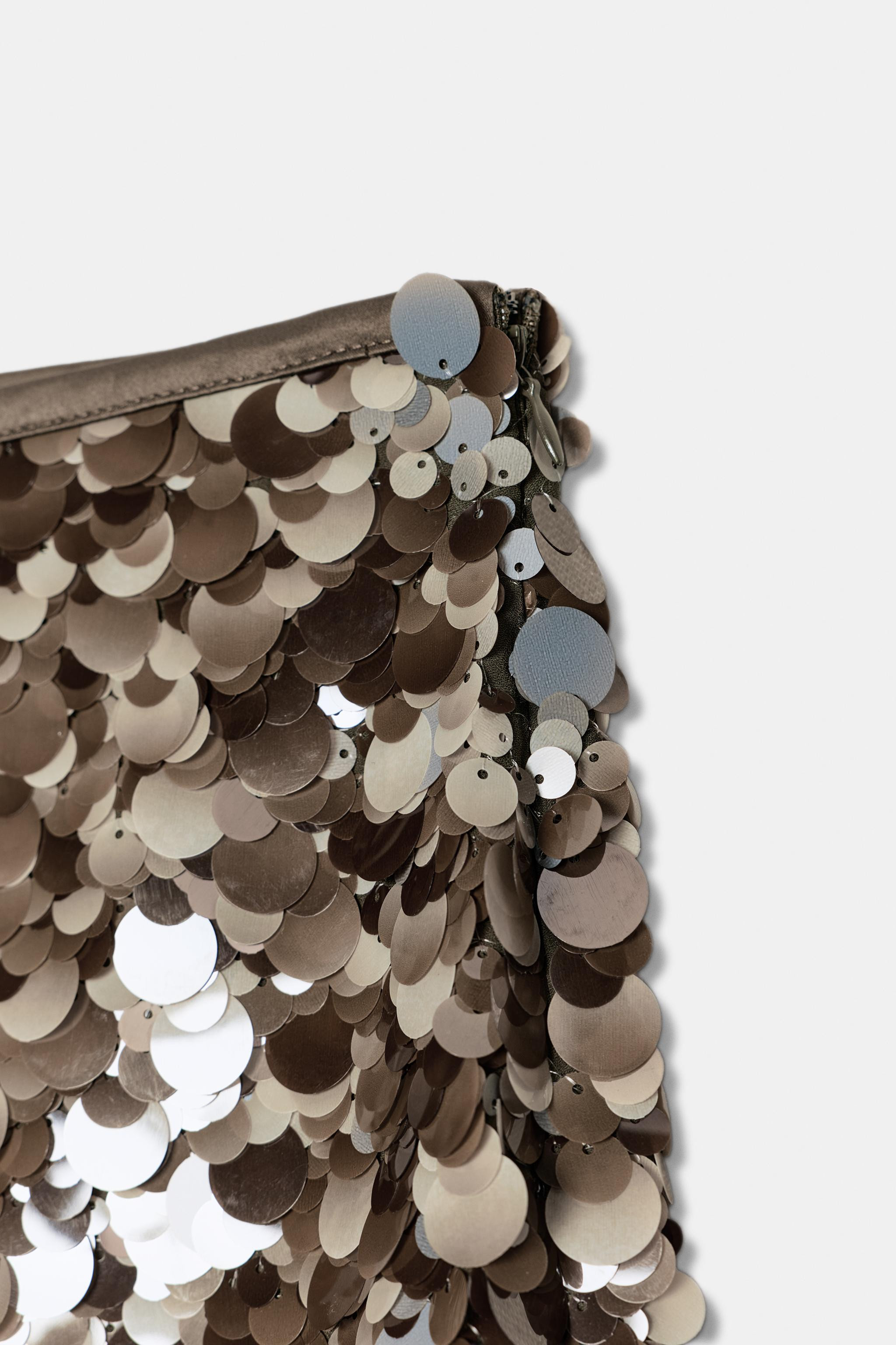 SEQUIN MINI SKIRT | Zara US