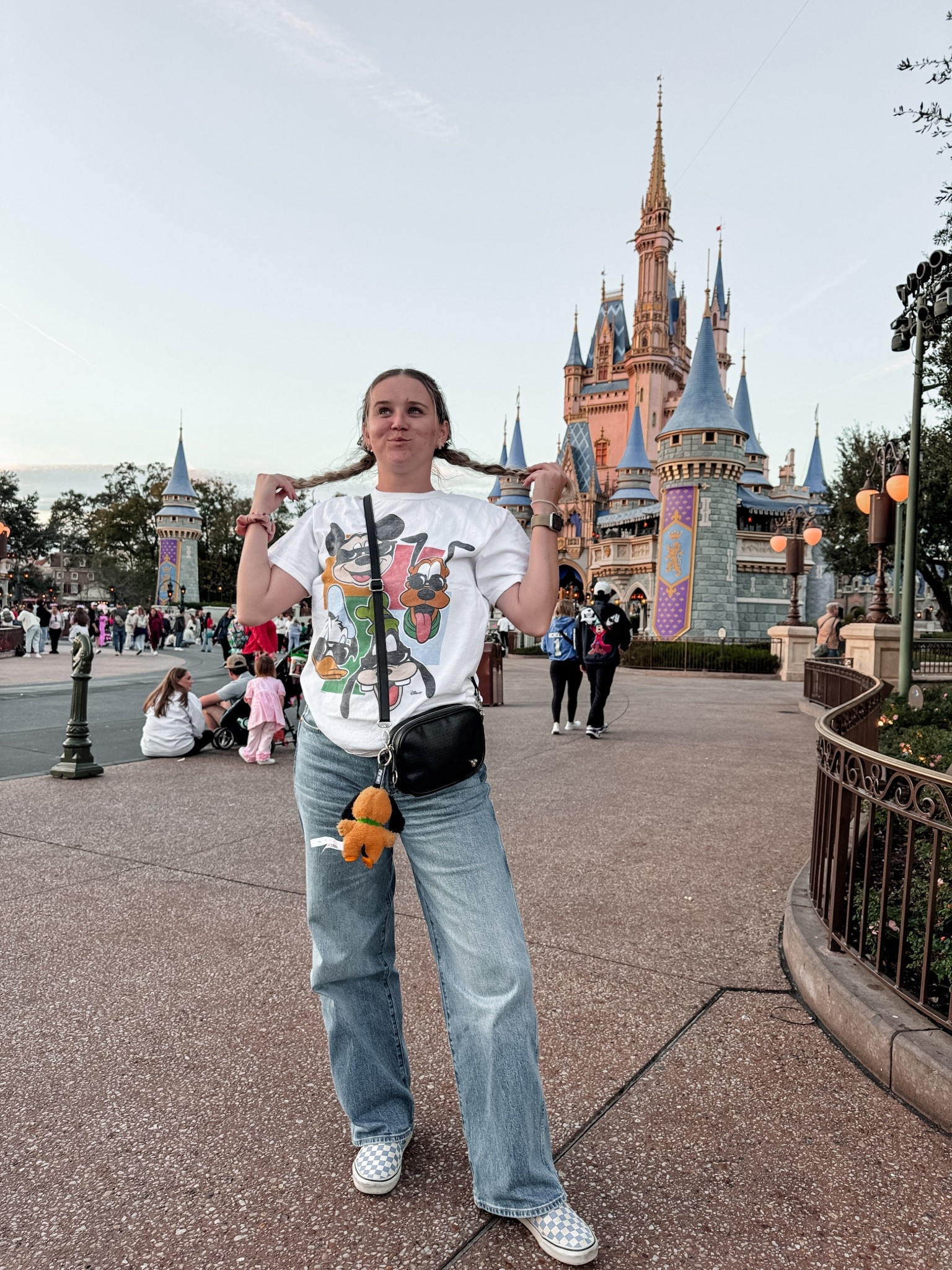 Perfect cute comfy park fit 

Magic kingdom Walt Disney world park day outfit 

Shirt is from junk food clothing 

#LTKootd