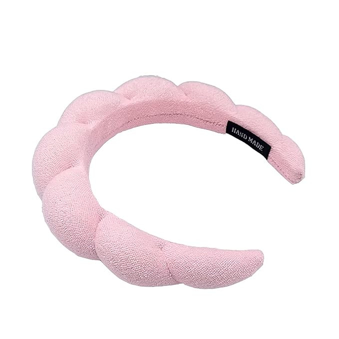 VVDQELLA Mimi and Co Spa Headband for Women - Sponge & Terry Towel Cloth Fabric Head Band for Ski... | Amazon (US)