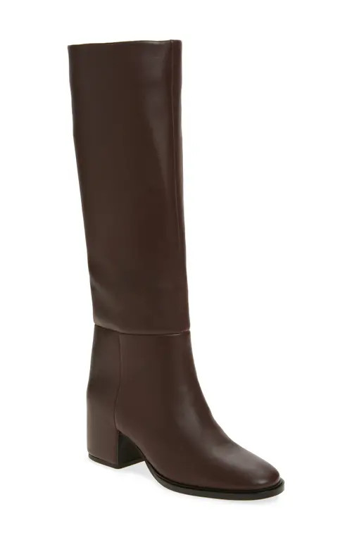 Nordstrom Hanna Tall Boot in Brown Fawn at Nordstrom, Size 7.5 Regular Calf | Nordstrom
