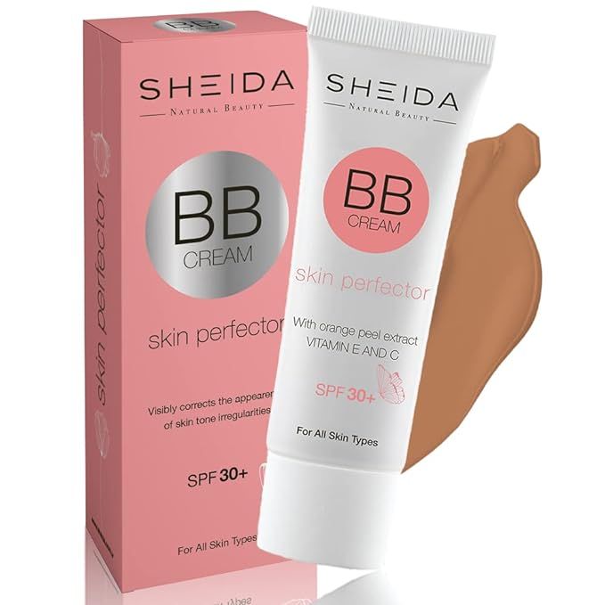 SHEIDA BB CREAM 50 ML, SPF 30 UVA+UVB Protected skin perfector, Multi-Function BB Cream & Mineral... | Amazon (US)