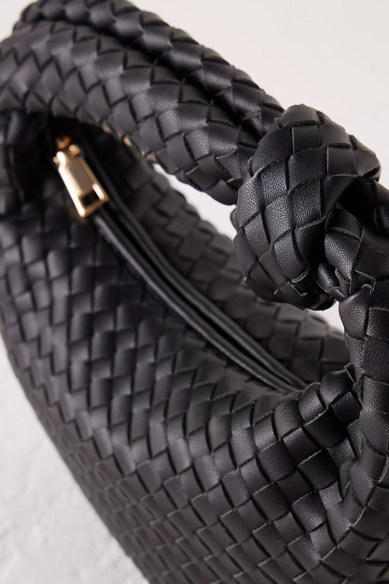 Melie Bianco Larissa Woven Faux-Leather Shoulder Bag | Anthropologie (UK)