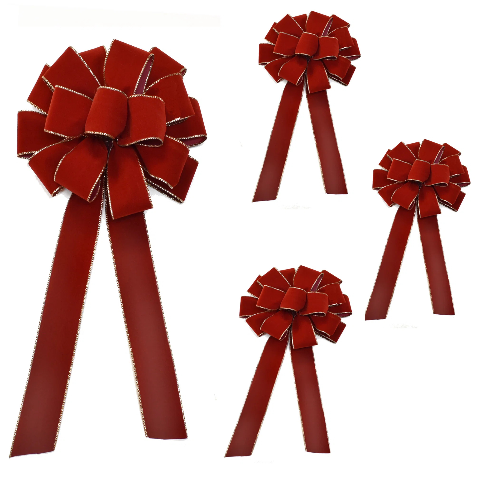 Fabric Bow (Set of 4) | Wayfair North America