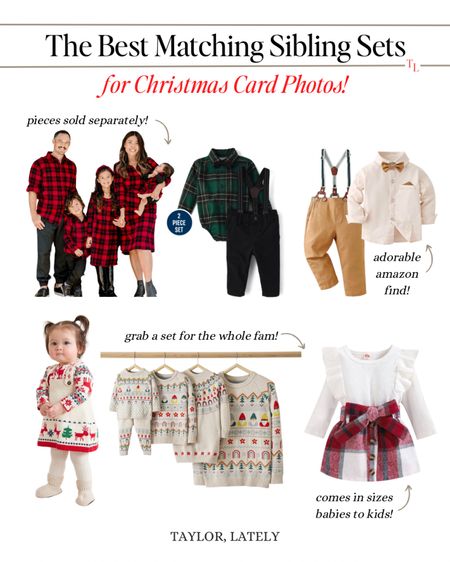 Still searching for the perfect Christmas Photo outfit? Check out these Christmas photoshoot matching sibling/family sets!!

Christmas Photoshoot | Christmas Photo Outfit | Christmas Photos | Matching Sibling Set | Kids Christmas Outfits

#LTKSeasonal #LTKHoliday #LTKfamily