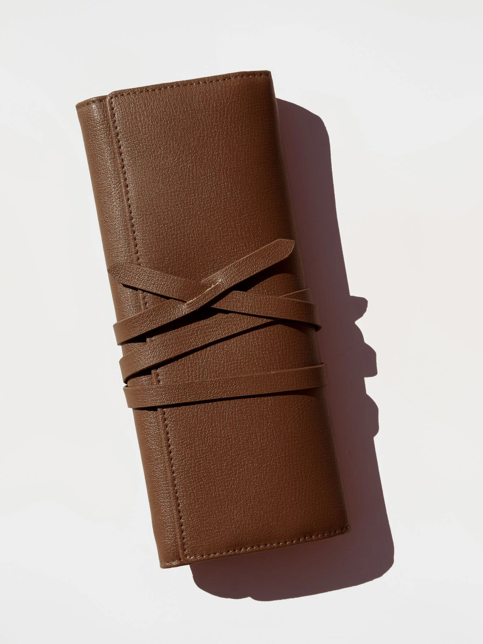 Brochu Walker | Women's Jewelry Travel Roll in Mocha | Brochu Walker