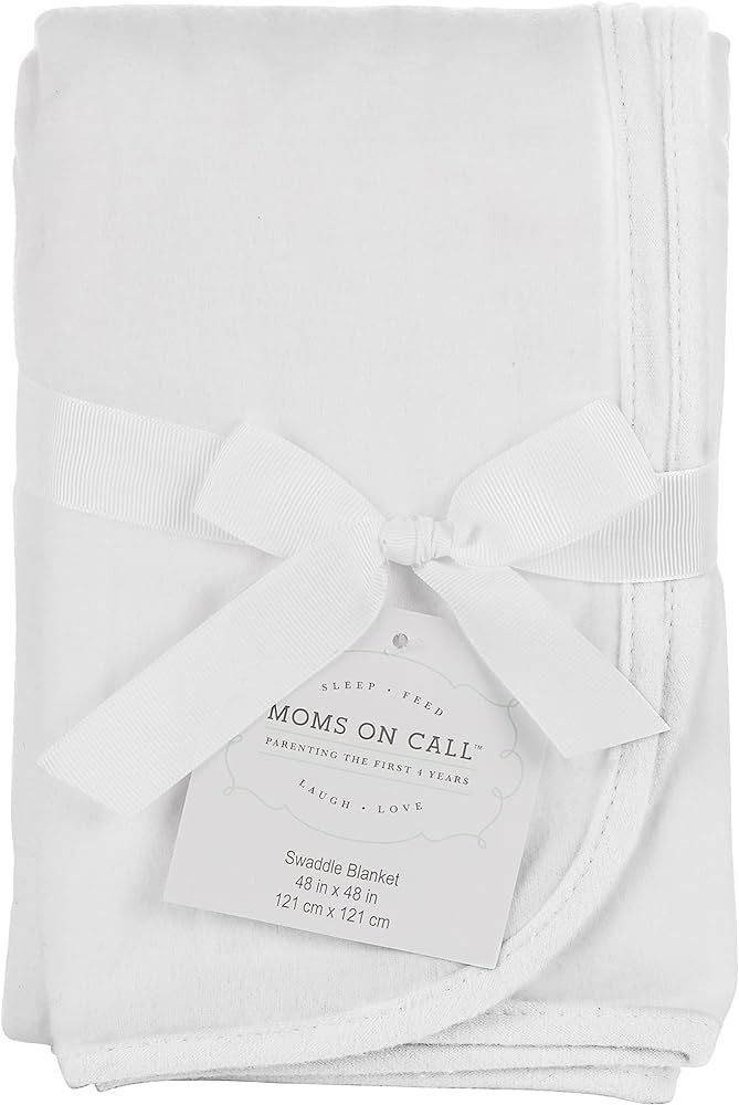 MOMS ON CALL Baby Swaddle 0-3 Months Newborn, Essential Swaddle Blanket | 48X48 | Cotton (Modern ... | Amazon (US)