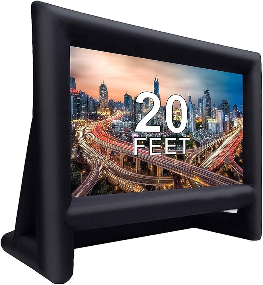 XHYCPY 20 Feet Inflatable Projector Screen Outdoor Inflatable Movie Screen with Air Blower Storag... | Amazon (US)