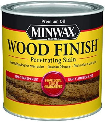 1/2 pt Minwax 22300 Early American Wood Finish Oil-Based Wood Stain | Amazon (US)
