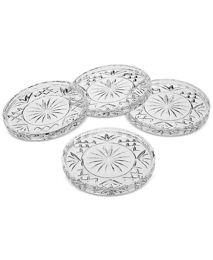 Godinger Dublin 4-Pc. Coaster Set  & Reviews - Bar & Wine  - Dining - Macy's | Macys (US)