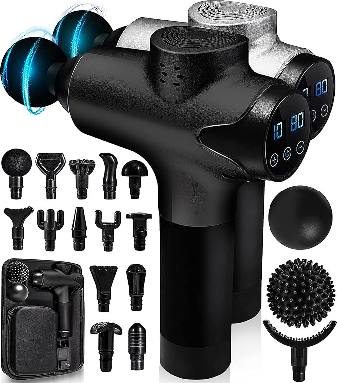 Percussion Massage Gun Deep Tissue Percussion Muscle Massager Percussion Massager Gun Deep Tissue... | Amazon (US)