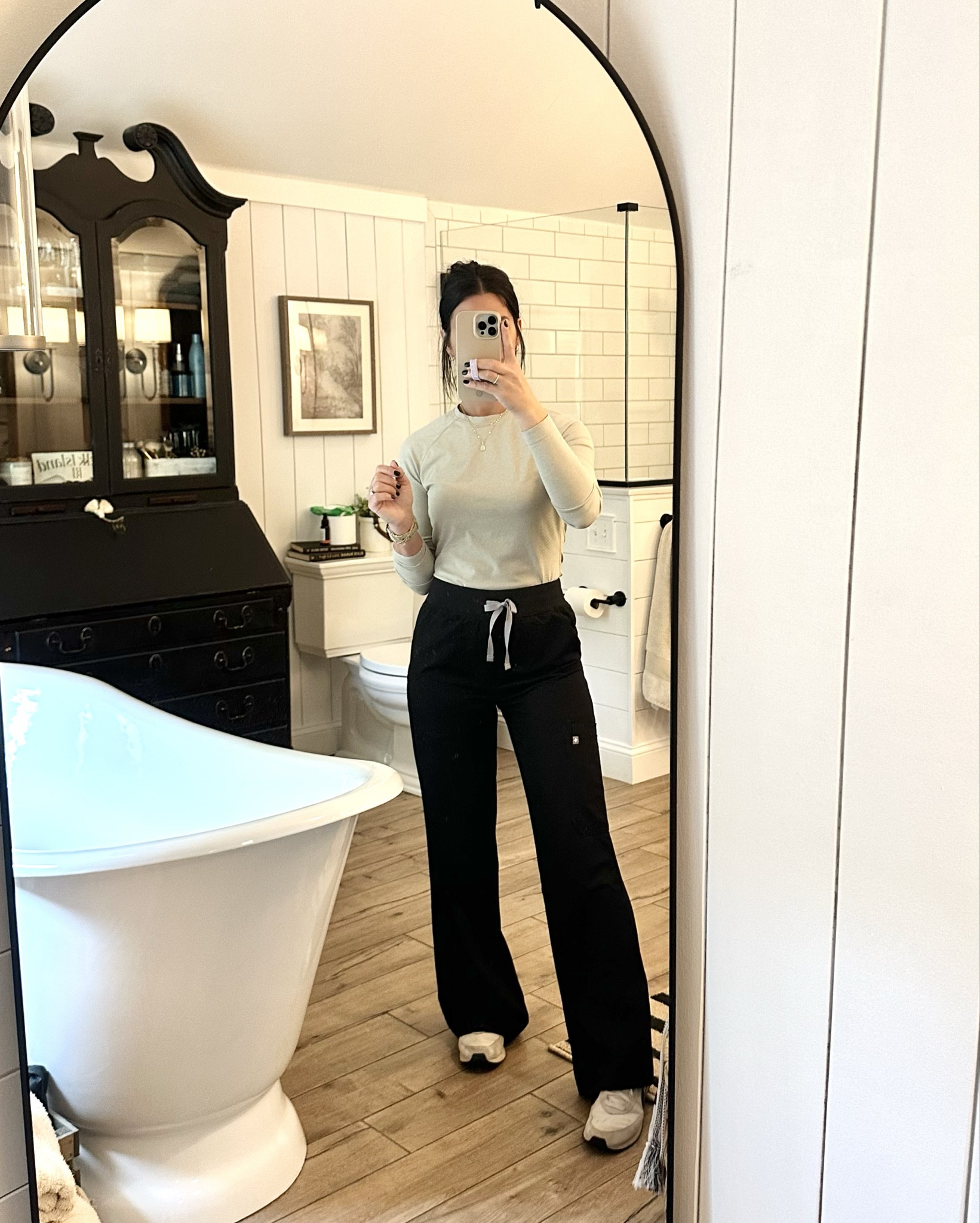 The comfiest scrub pant. High waisted, wide-leg. So flattering and comfortable! 

#LTKStyleTip #LTKActive #LTKFindsUnder50