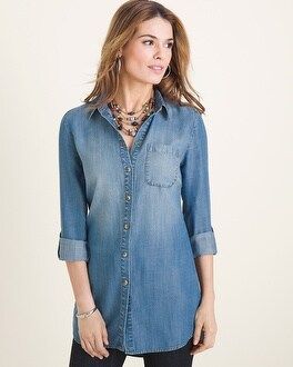 Long Denim Shirt | Chico's