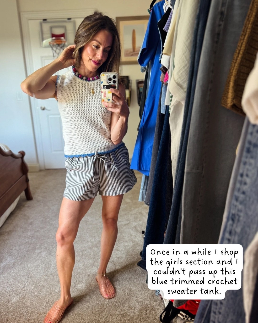 Set: small 
Crochet girls top: XL