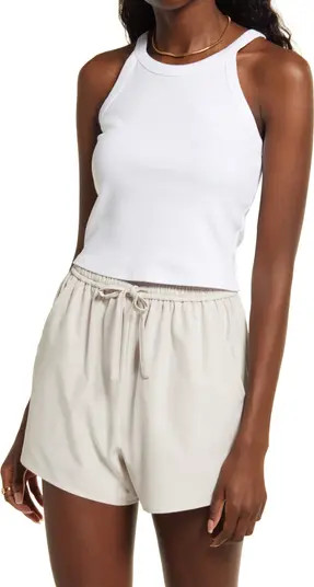 Ribbed Crop Racerback Tank | Nordstrom