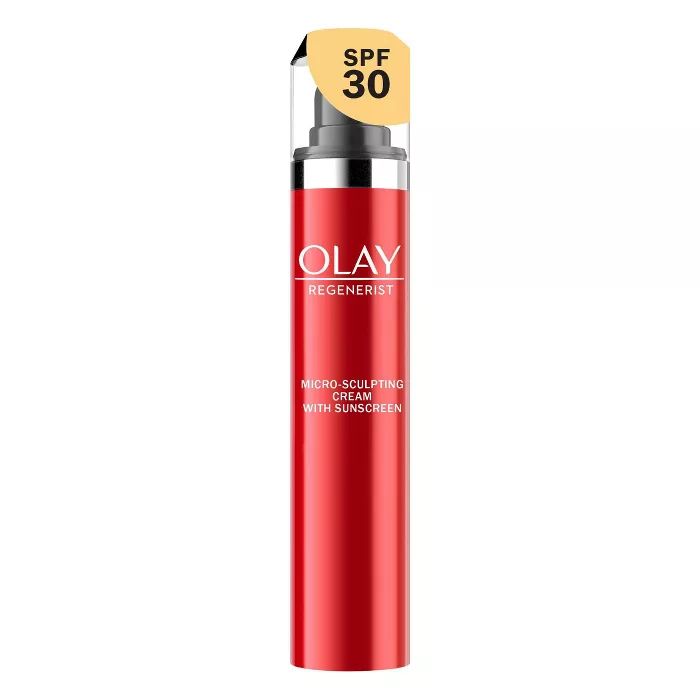 Olay Regenerist Micro-Sculpting Cream Moisturizer with Sunscreen Broad Spectrum SPF 30 - 1.7 fl o... | Target