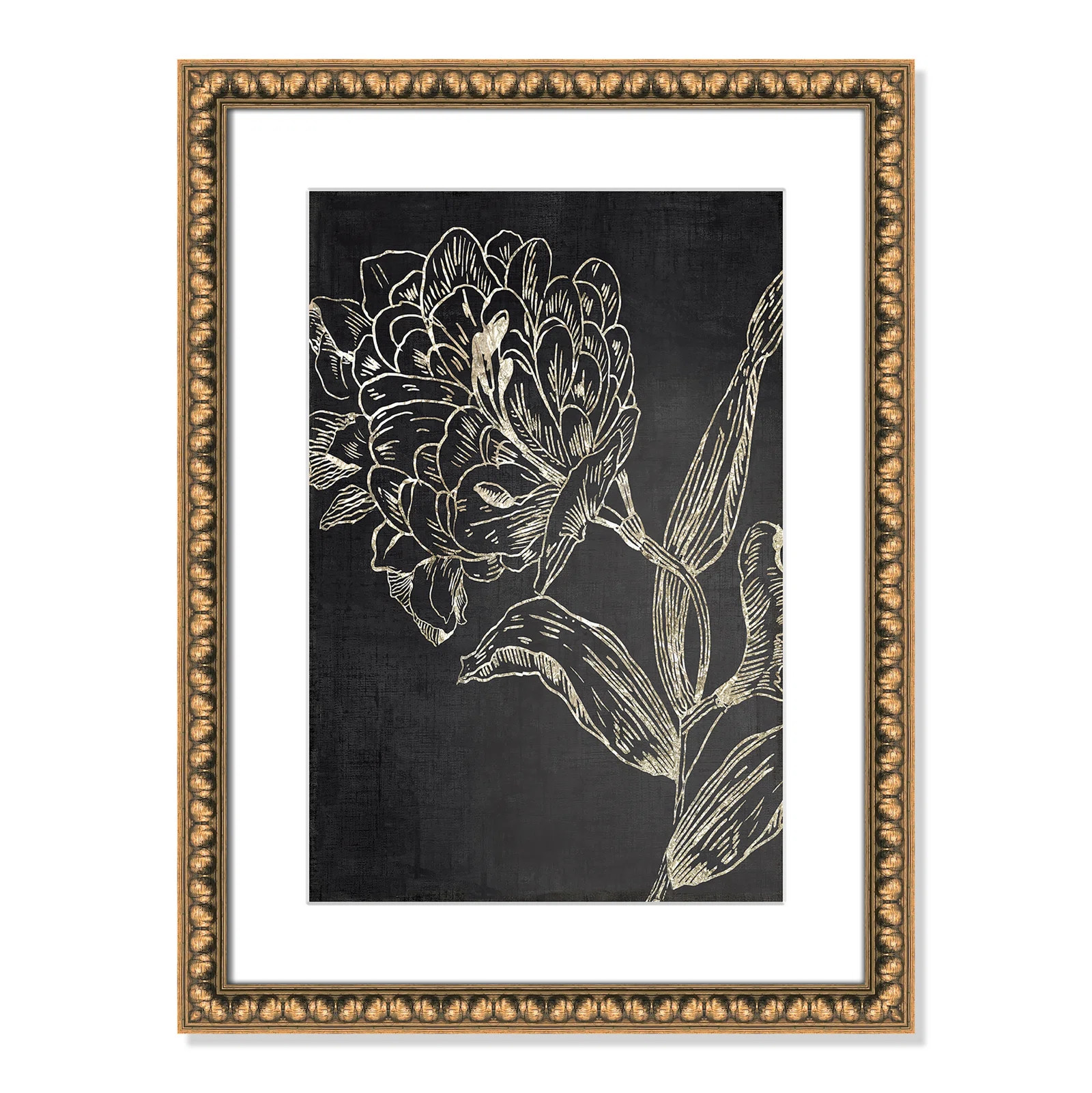 Joss & Main Golden Flower Folklore II by Asia Jensen - Picture Frame Graphic Art & Reviews | Wayf... | Wayfair North America