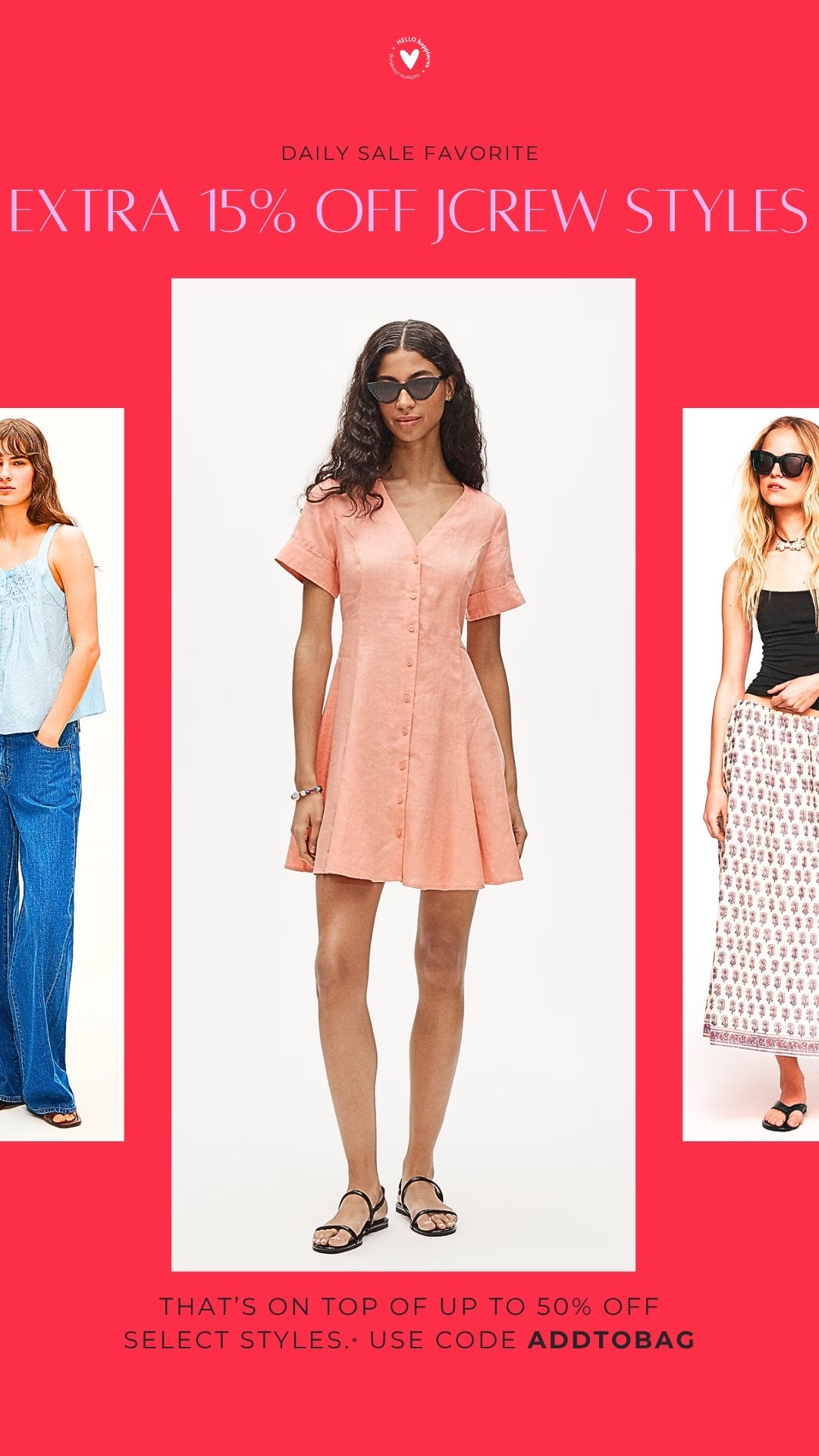 Your summer wardrobe just got even better. ☀️ Extra 15% off J.Crew sale styles with code ADDTOBAG! Sharing my favorite finds before they're gone. 🤍✨

@jcrew

#LTKOver40 #LTKSaleAlert #LTKootd